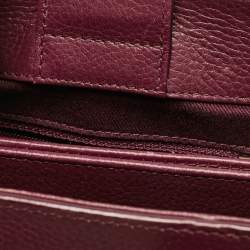 Pre Owned Chanel Burgundy Leather Mini Neo Executive Shopping Tote