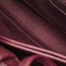 Pre Owned Chanel Burgundy Leather Mini Neo Executive Shopping Tote
