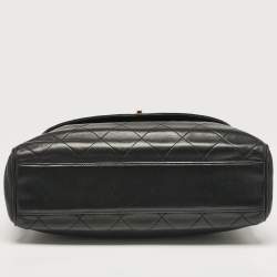 Pre Owned Chanel Black Quilted Leather CC Tassel Camera Crossbody Bag
