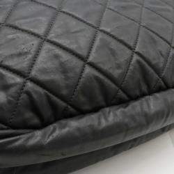 Pre Owned Chanel Quilted Nylon Leather Black Coco Cocoon Shoulder Bag