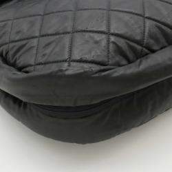 Pre Owned Chanel Quilted Nylon Leather Black Coco Cocoon Shoulder Bag