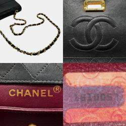 Chanel Lambskin Black Shoulder Bag