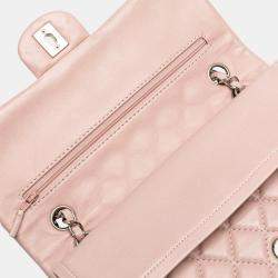 Chanel Pink Medium Classic Lambskin Double Flap