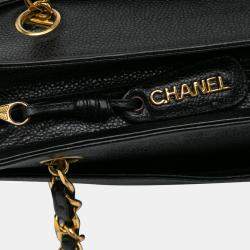 Chanel Black Triple CC Caviar Shoulder Bag