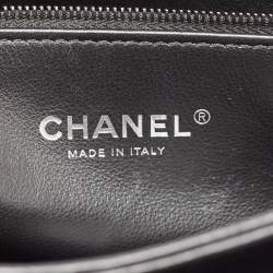 Pre Owned Chanel Black Quilted Leather Small Trendy CC Top Handle Bag