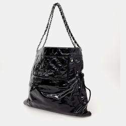 Pre Owned Chanel Patent Shoulder Bag