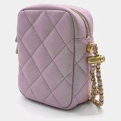 مملوكة مسبقًا حقيبة شانيل كافيار "ماي بيرفكت" كاميرا ميني