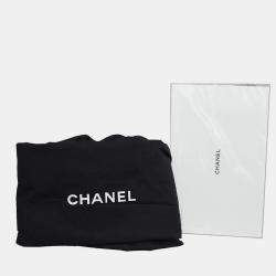 Pre Owned Chanel Camelia Print Coated Canvas Bowling Bag