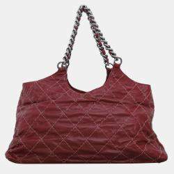 Pre Owned Chanel Wild Stitch CC Chain Hobo Bag