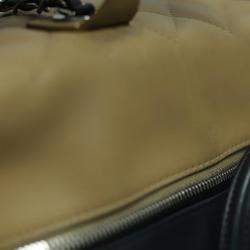 Chanel CC Quilted Bicolor Bowling Bag
