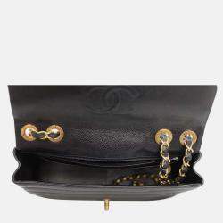 Pre Owned Chanel Vintage Caviar Jumbo Flap Bag