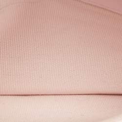 Chanel Light Pink Quilted Caviar Leather CC Wallet On Chain