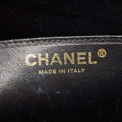 Chanel Black Quilted Caviar Leather Maxi Classic Single Flap Bag