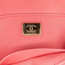 Chanel Pink Small Quilted Lambskin Funky Town Flap