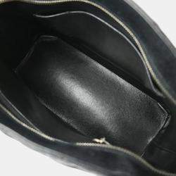 Chanel Black Calfskin Medallion Tote Handbag