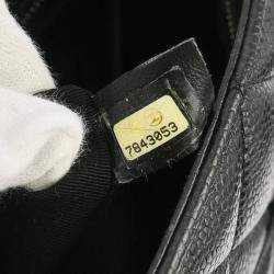 Chanel Black Calfskin Medallion Tote Handbag