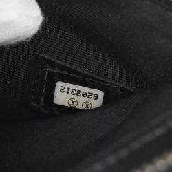Pre Owned Chanel Black Calfskin Medallion Tote Handbag
