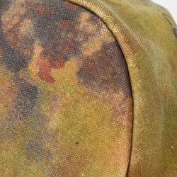 Chanel Khaki Green Canvas Graffiti On The Pavement Tote Handbag