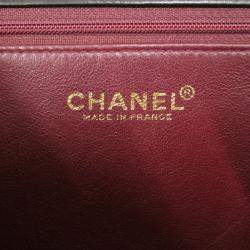 Chanel Black Matelasse Lambskin Gold Chain Shoulder Bag