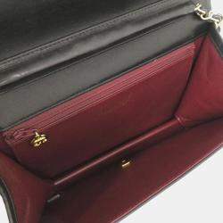 Chanel Black Matelasse Lambskin Gold Chain Shoulder Bag