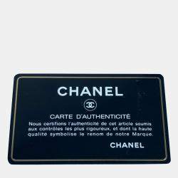 Pre Owned Chanel Caviar Skin Beige CC Coco Mark Tote Bag