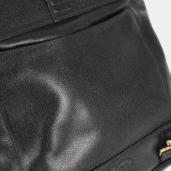 Chanel Black Calfskin Triple CC Backpack