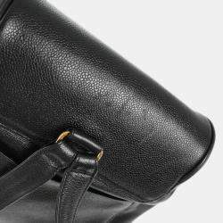 Chanel Black Calfskin Triple CC Backpack