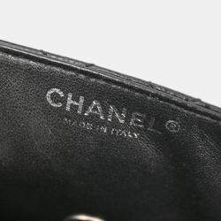 Chanel Black Calfskin East West Shoulder Bag