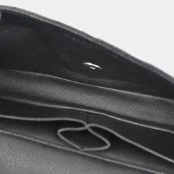 Chanel Black Calfskin East West Shoulder Bag