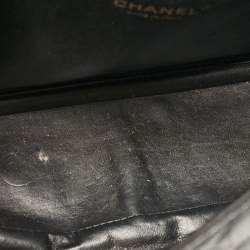 Chanel Black Quilted Caviar Leather Jumbo Classic Single Flap Bag