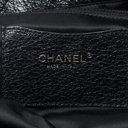Chanel Black Quilted Leather On the Road Bag