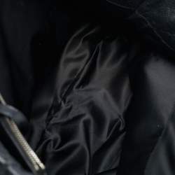 Chanel Black Quilted Leather On the Road Bag