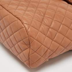 Pre Owned Chanel Sand Brown Quilted Leather Urban Spirit Backpack