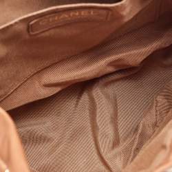 Pre Owned Chanel Sand Brown Quilted Leather Urban Spirit Backpack
