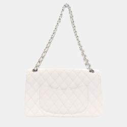 Pre Owned Chanel Caviar Skin Matelasse Chain Shoulder Bag
