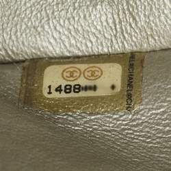 Chanel Metallic Mint Green Quilted Leather Maxi Classic Double Flap Bag
