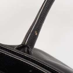 Pre Owned Chanel Black Caviar Leather Large Cerf Executive Tote