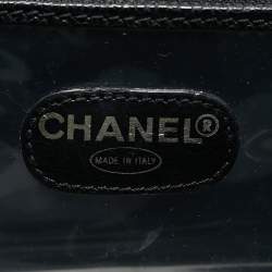 Pre Owned Chanel Black Caviar Leather CC Vanity Case 