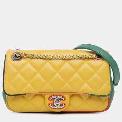 Chanel Small Quilted Lambskin Cuba Color Flap