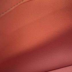 Pre Owned Chanel Pink Lambskin Trendy Cc Top Handle Flap Bag