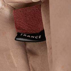 Pre Owned Chanel Pink Nylon New Travel Line East West Flap