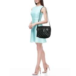 Chanel Black Quilted Nylon Small Coco Cocoon Messenger Bag