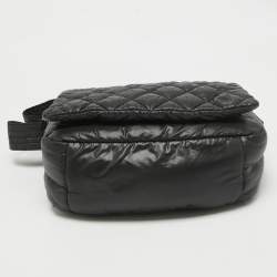 Chanel Black Quilted Nylon Small Coco Cocoon Messenger Bag