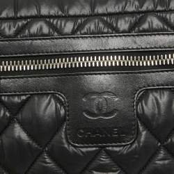 Chanel Black Quilted Nylon Small Coco Cocoon Messenger Bag