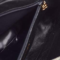 Pre Owned Chanel Black Quilted Leather Tassel Camera Bag