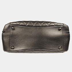 Chanel Leather Round Trip Airline Bowling Bag