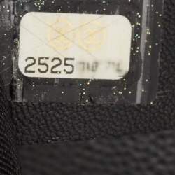 Pre Owned Chanel Black Quilted Caviar Leather Medium Boy Flap Bag