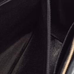 Pre Owned Chanel Black Quilted Leather Chain Tote