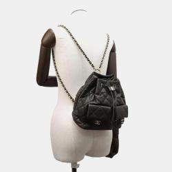 Chanel Lambskin Matelasse Coco Mark Backpack