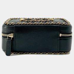 Chanel Lambskin Black CC Filigree Chain Shoulder Bag